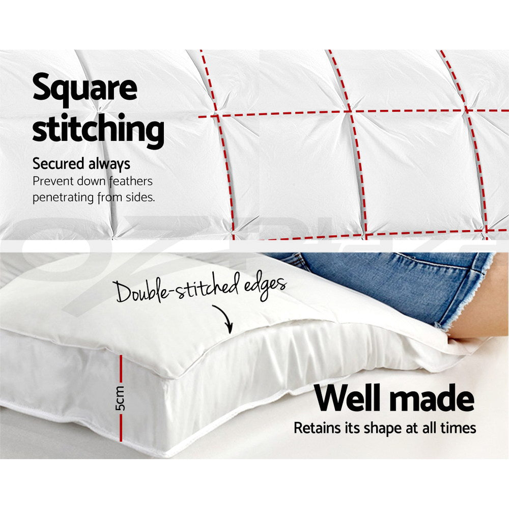 Giselle Bedding 5cm Bamboo Pillowtop Mattress Topper 1000GSM Mattress Pad for Back Pain Relief Washable Breathable Protector with 45cm Deep Pocket Queen