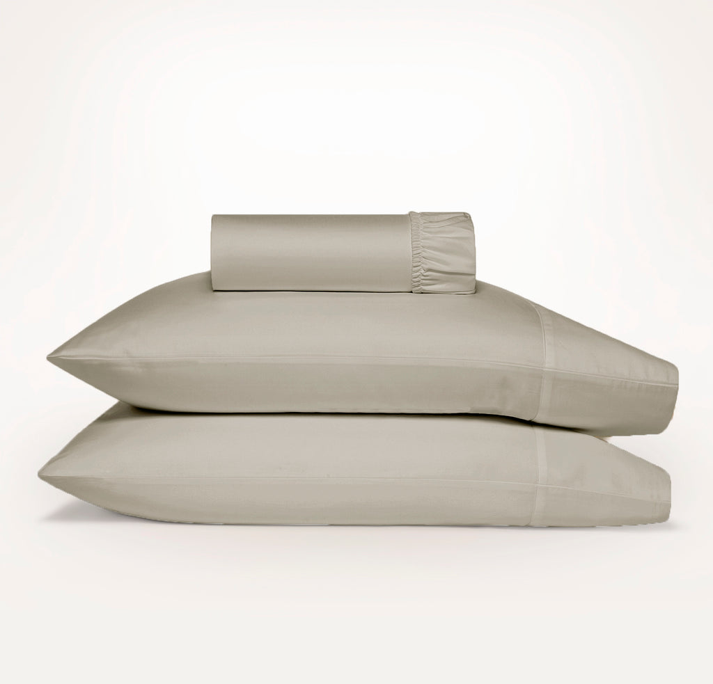Ddecor Home 1500 Thread count Premium Cotton Blend Sand Queen Combo Set by Ddecor Home