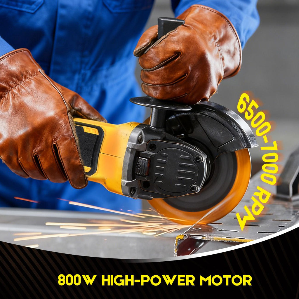 Cordless Angle Grinder 4-1/2 inch for Makita 18V MAX Battery, Grinder Tool, Power Electric Grinders, Brushless Motor for Cutting, Griding, Polishing