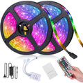LED Strip 10M, LED Bedroom Rgb LED Strip Light LED Strip For Bedroom 300 LEDs 5050 Rgb Ip65 Waterproof 44 Key Remote