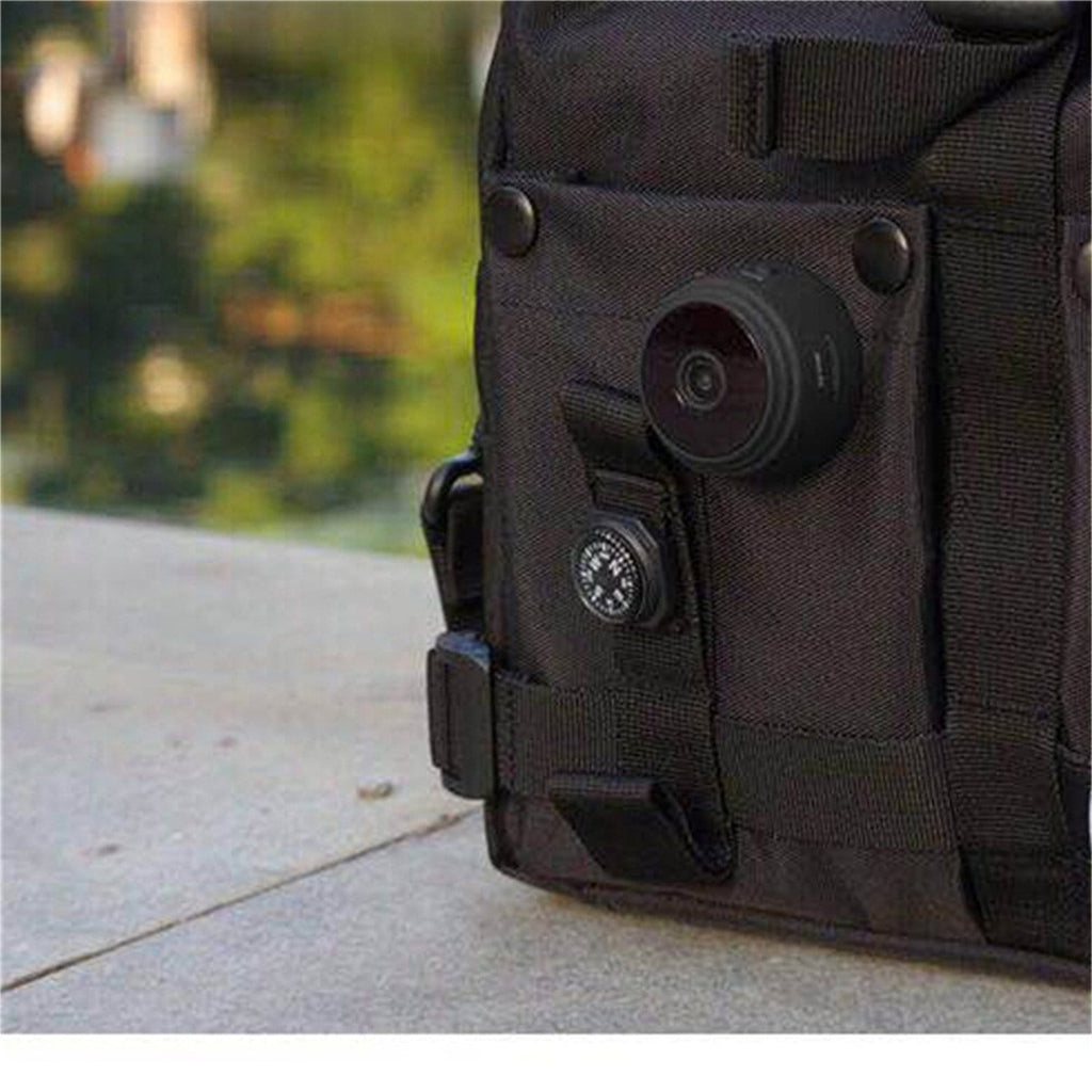 Night Vision Mini Wireless Tiny Home Camera,WiFi Security Camera with 360° Adjust Snake Tube, Smallest 1080P HD Home Indoor Outdoor Cameras Room Dog Pet Camera Black