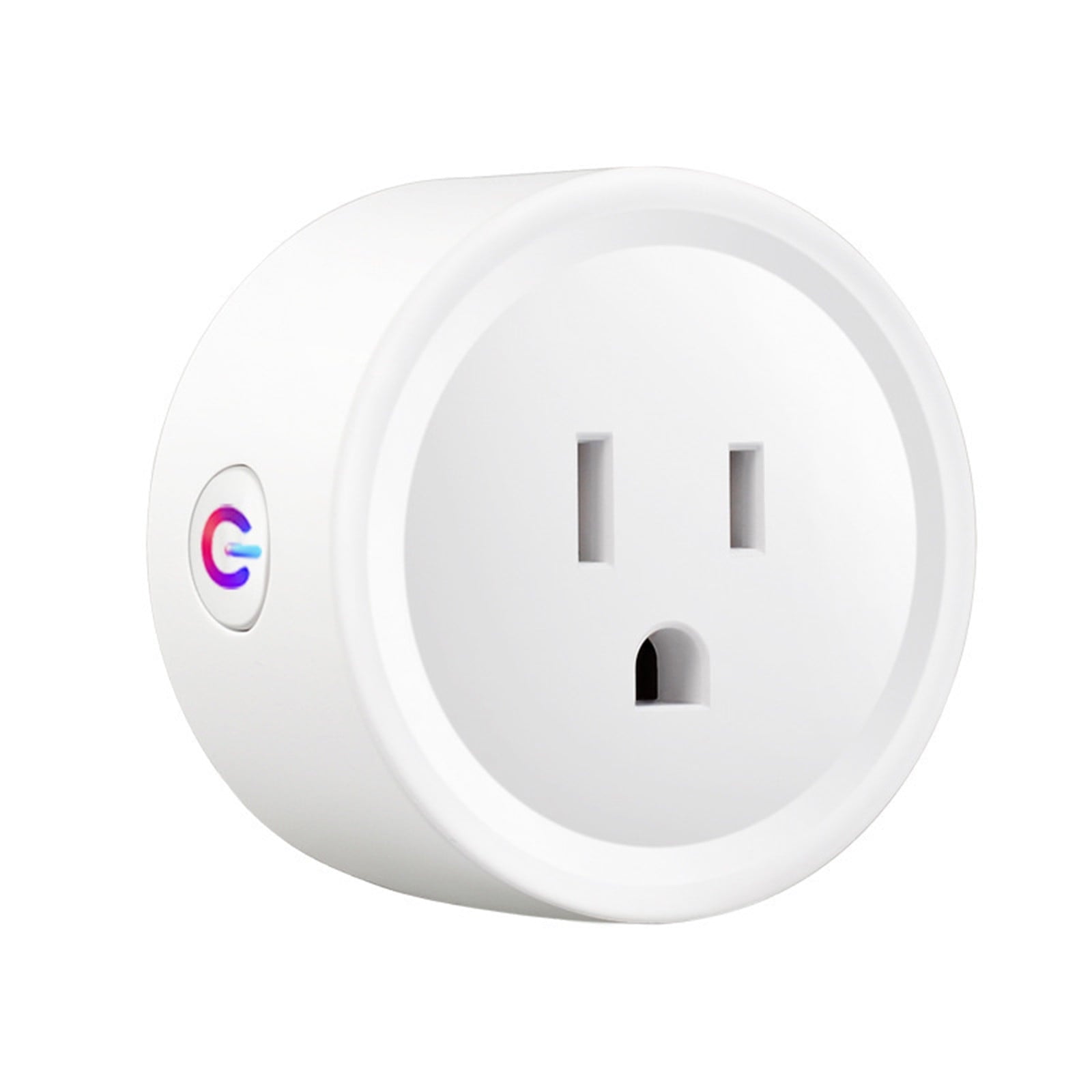 Smart Plug, WiFi Smart Plugs, Smart Outlet Timer with APP Remote Control, 2.4GHz Wi-Fi Only,Voice Control, No Hub Required, Timer and Schedule Function White