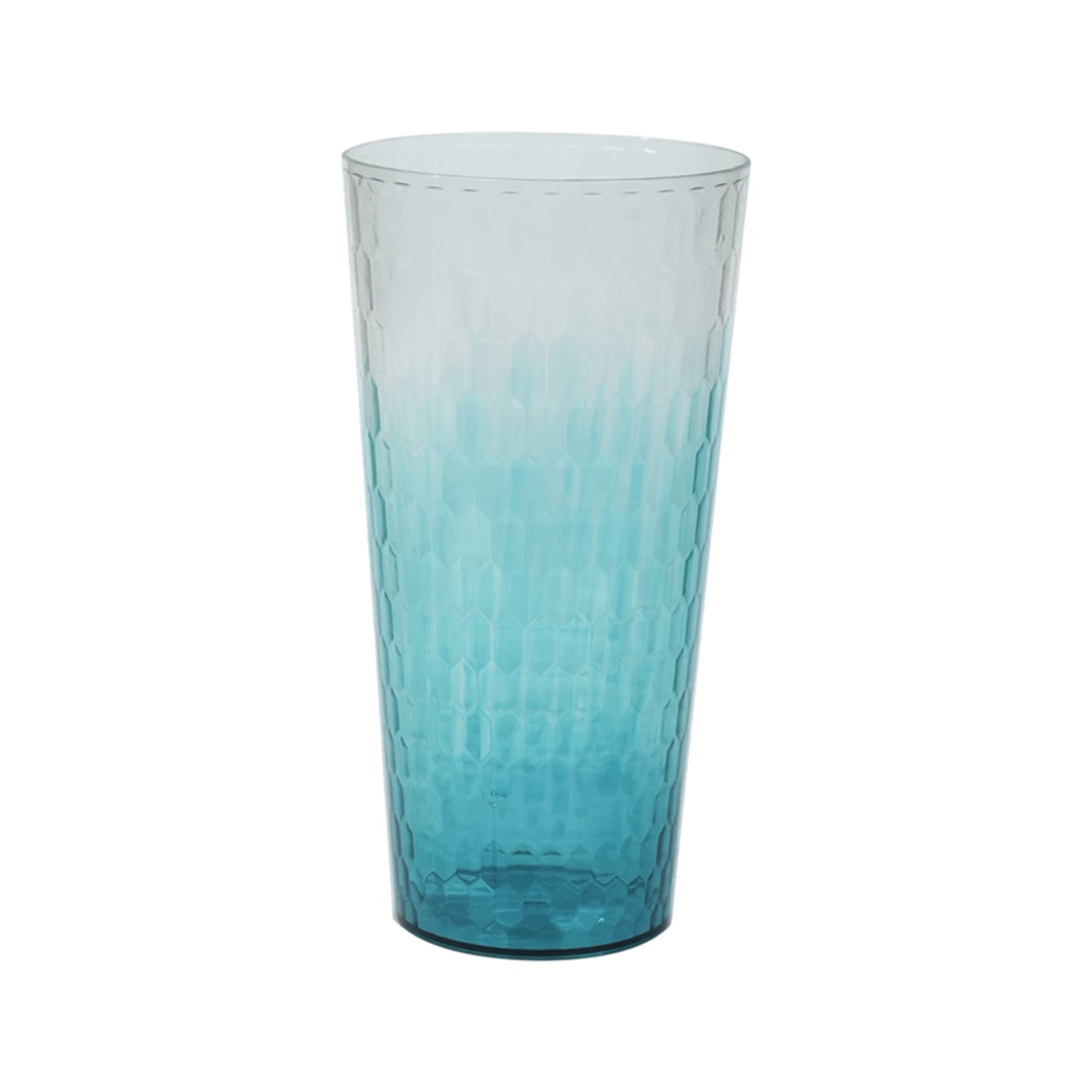 Kdkad Two-Tone High-Transparency Glass Vase - Multi-Color Flower Bucket for Living Room Decor, Floral Arrangements & Plant Cultivation (Serviceable Home Decoration, Modern Tabletop/Office Centerpiece) 5.3×10.2 in Pink