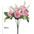 Artificial-flower-Pink-peony-flowers-5stems-per-bunch