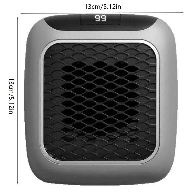 3-Second Heat Wall-Mounted Heater! Safe, Silent, Winter's "Little Sun"(BLUE)
