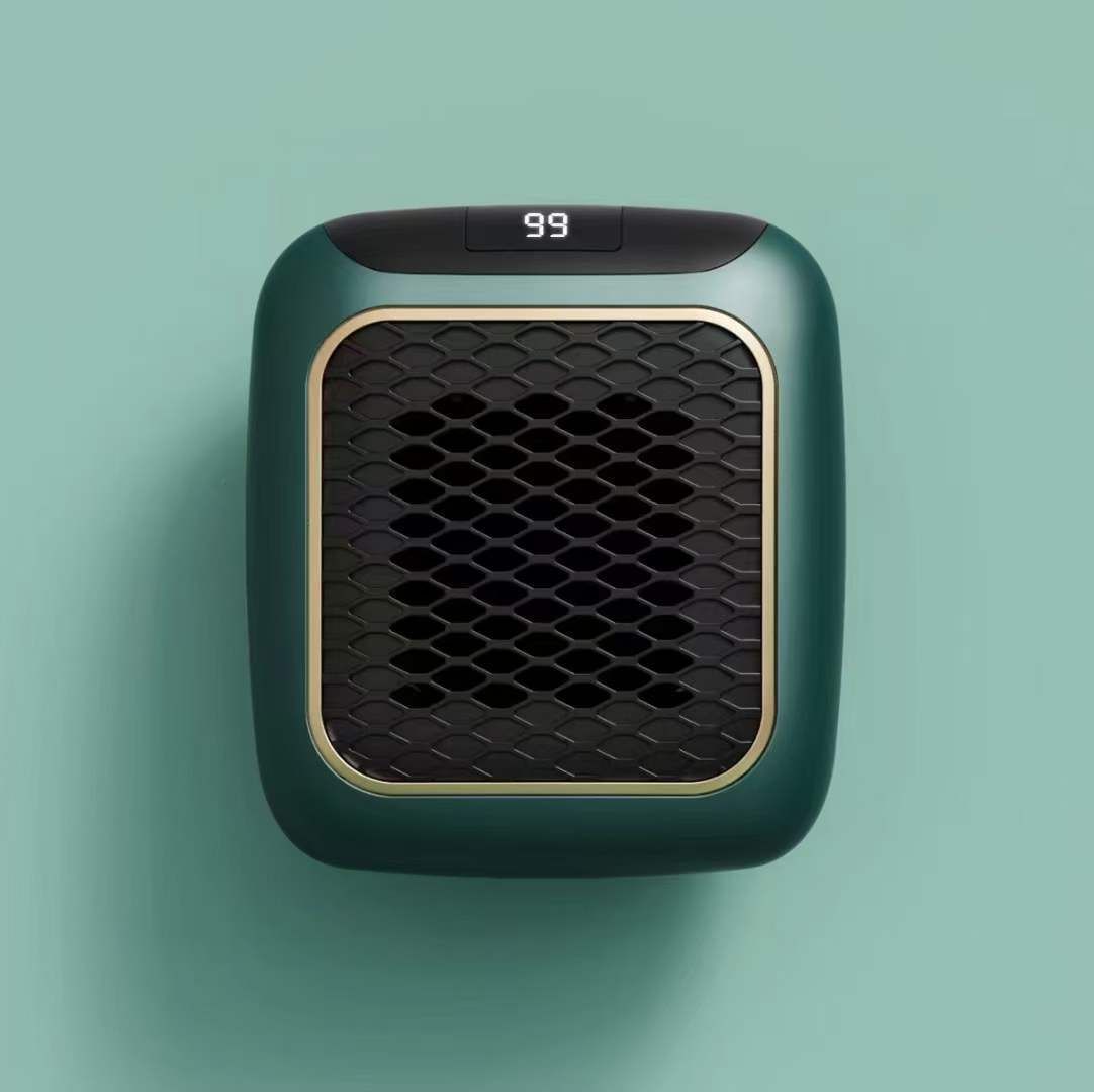 3-Second Heat Wall-Mounted Heater! Safe, Silent, Winter's "Little Sun"(GREY)