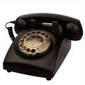 Light Luxury Retro European Telephone: Royal court-style design, eco-friendly ABS material, free from digital distractions, perfect for home and office, returning to pure communication.black