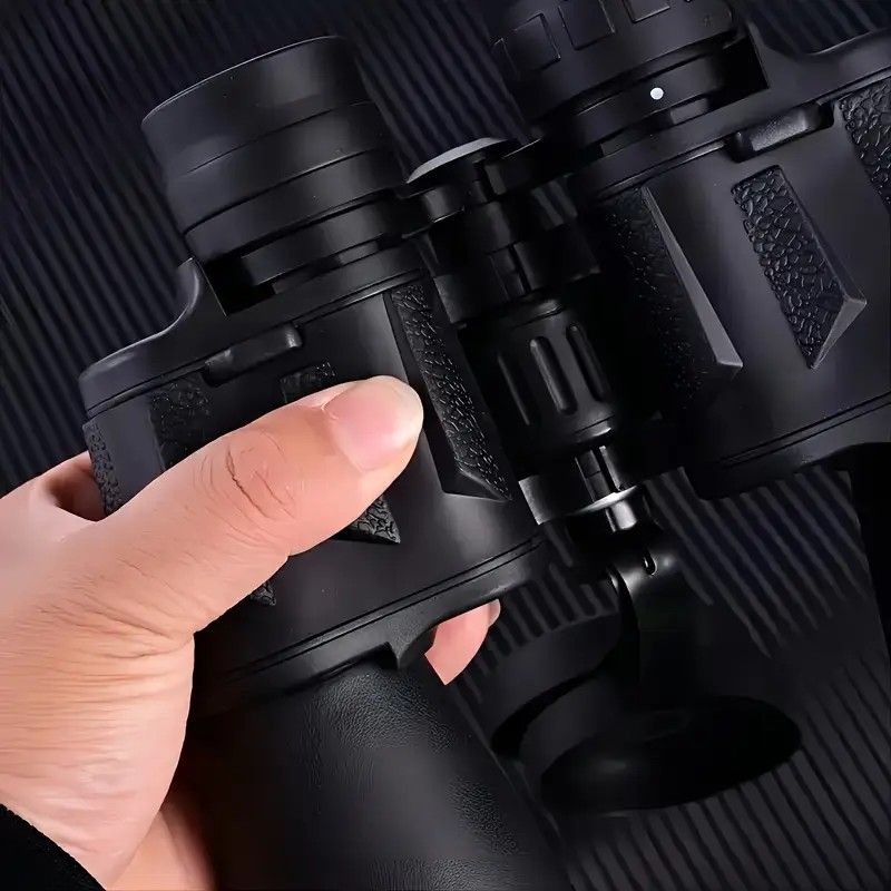 10x50 HD Binoculars - Wide Angle Large Eyepiece - Night Vision for Birdwatching Hiking Concerts - Lightweight & Portable（Black blade）
