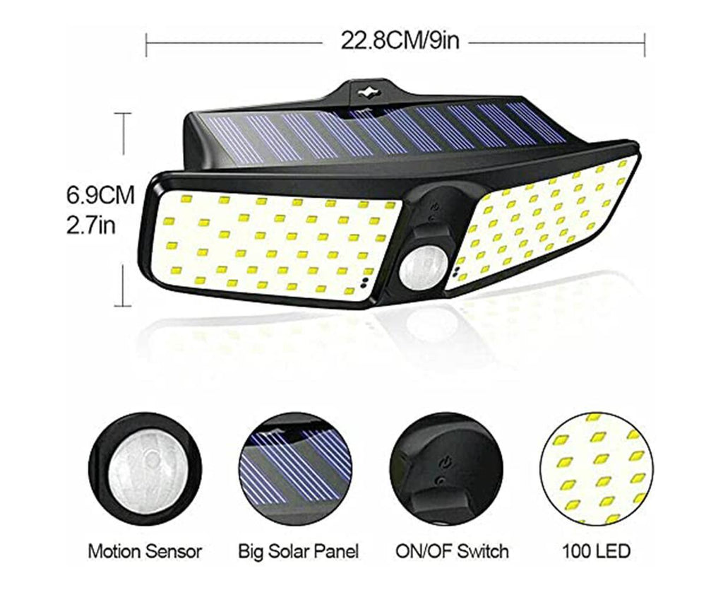 Solar Light Outdoor Garden LED Garden Light-100 LED Path Light-Outdoor Landscape Lawn