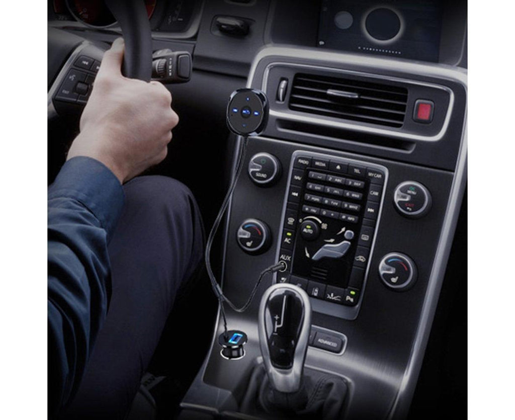 Bluetooth Wireless Receiver Adapter Dongle for Car Stereo Audio Speaker Charger - Black
