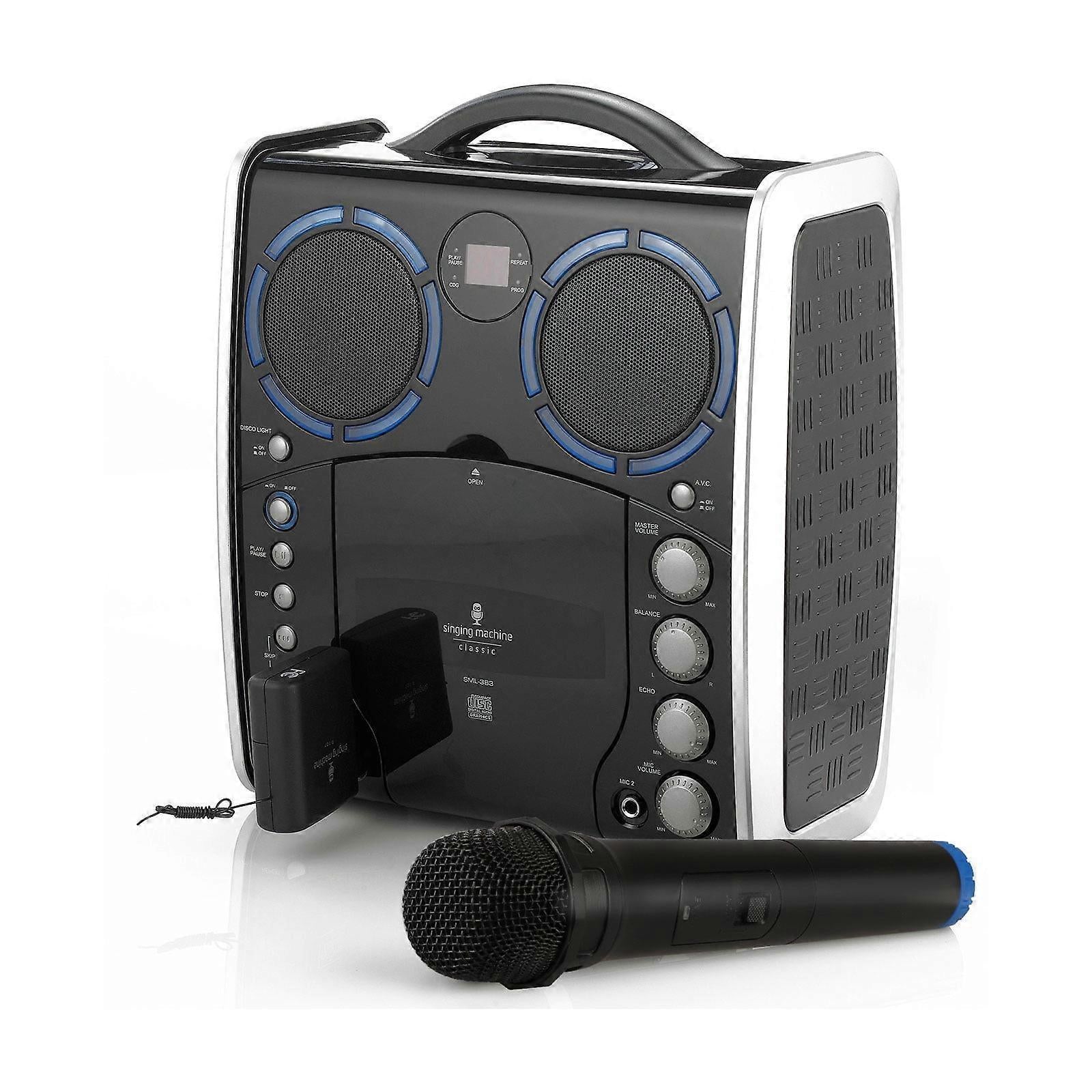 Wireless Bluetooth Karaoke Microphone - Handheld Mic with Receiver System