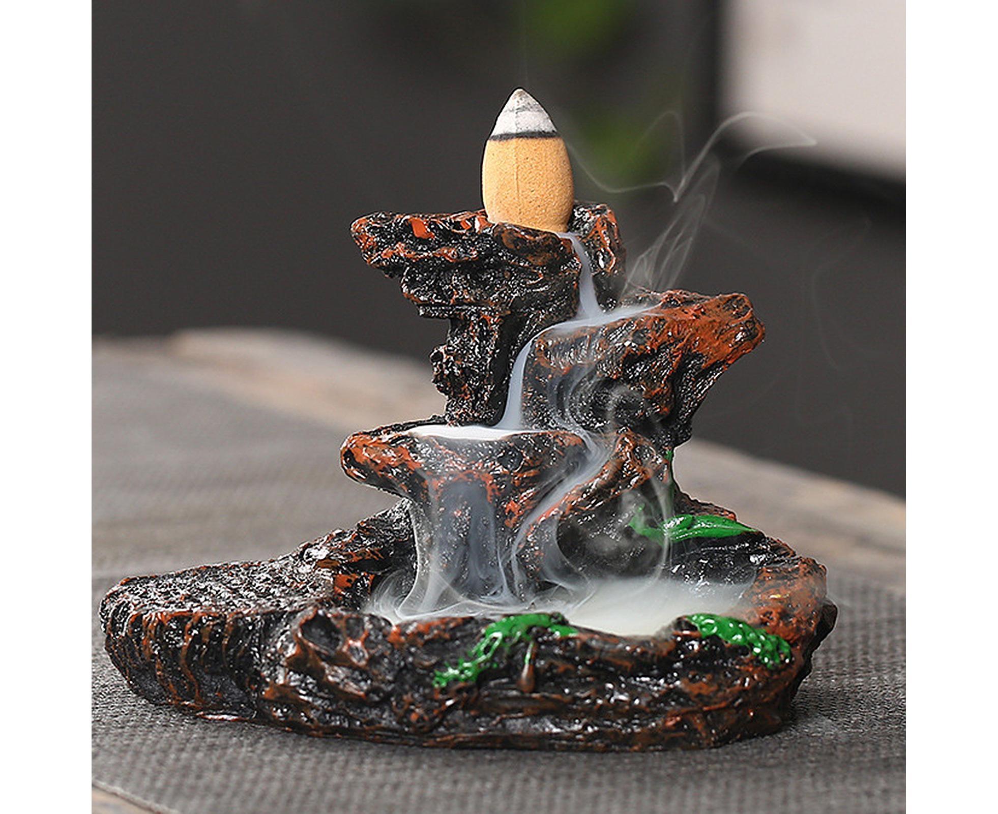 Resin Mountains Rivers Incense Burners Holder Censer Aromatherapy Home Decor- 12