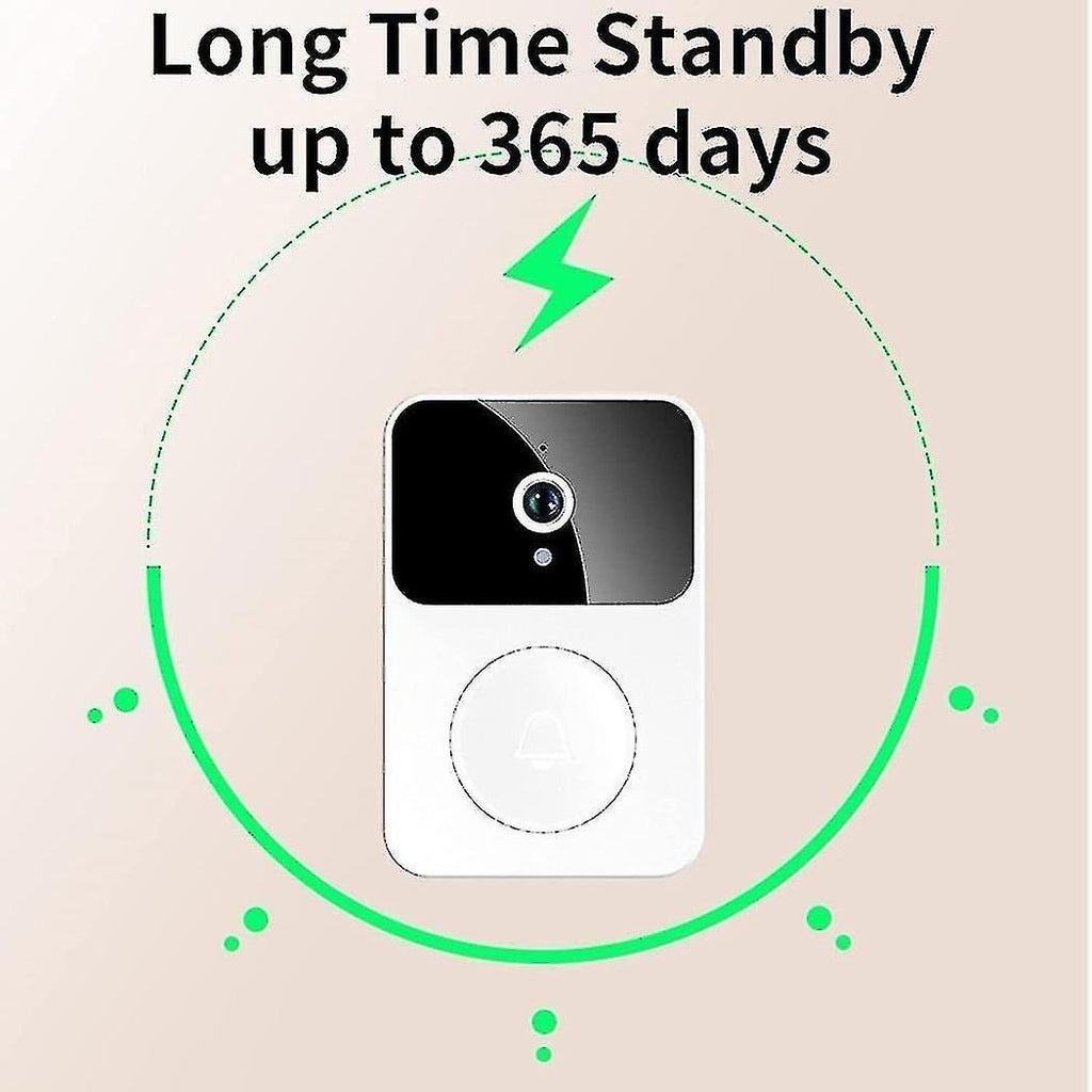Smart Ring Video Doorbell, Wireless HD Night Vision Home Intercom