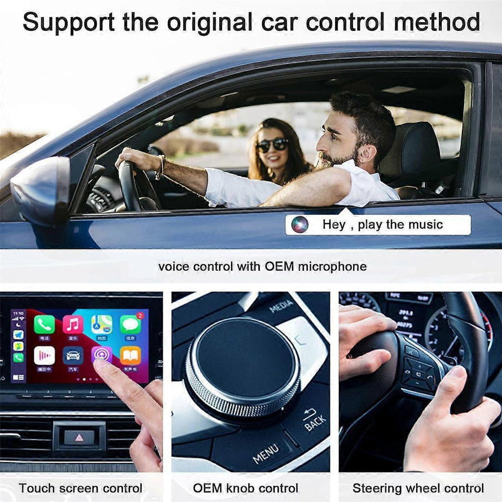Wireless CarPlay Adapter, Wired to Wireless Dongle with WiFi Online Update