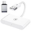 CarPlay Wireless Adapter, Wired to Wireless Dongle with WiFi Online Update