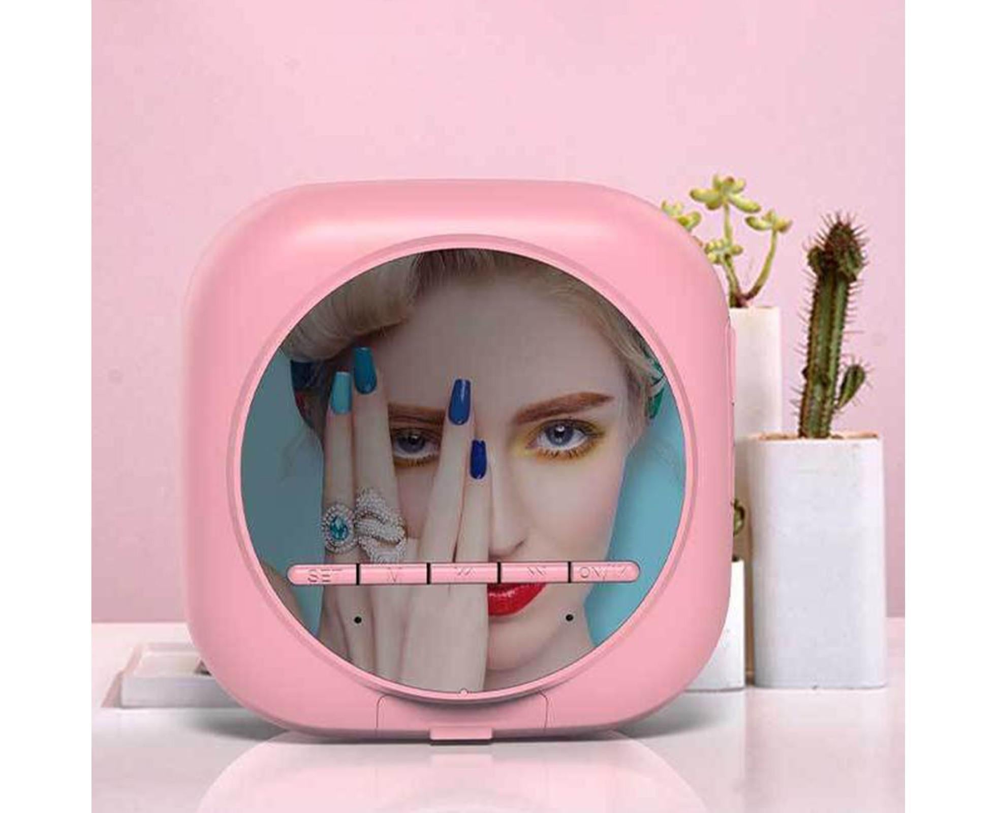 Q12 Bluetooth-compatible 5.0 Multifunctional Alarm Clock Subwoofer Speaker Support TF Card - White