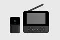 Wireless Doorbell Camera Video Door Bell Smart Intercom Security Phone Camera Indoor Outdoor - Black