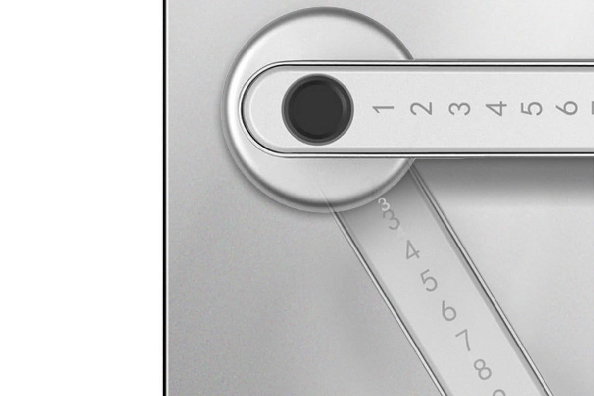 Fingerprint Lock Smart Fingerprint Door Lock Digital Password Door Lock Smart Door Knob Door Knob with Lock and Anti-Peeping Passwor Easy Installation for Bedroom Home Hotel -Silver