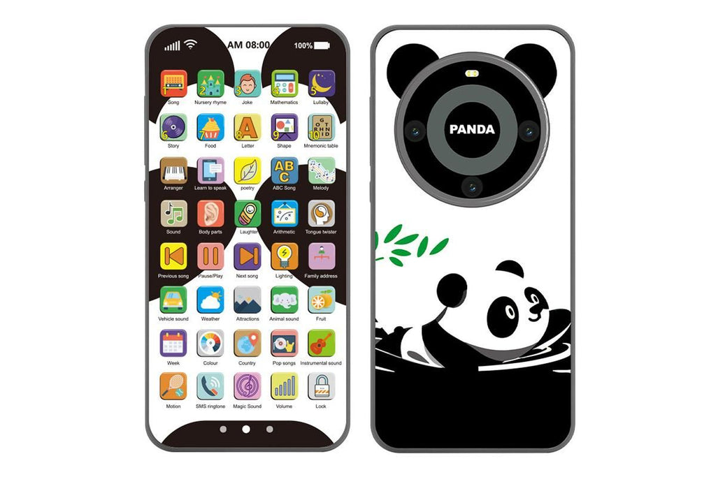 Learning Phone Toy with Over 10000 Educational Contents Touch Screen Early Education Gift for 3 year old+ - Deer