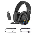 2.4GHz Wireless Gaming Headphone Bluetooth RGB Game Headset for PC Smartphone PS4/PS5 Switch