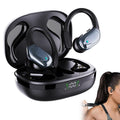 Wireless Earbuds Sports Bluetooth Headphones IPX5 Waterproof Earphones for Workout Running Black