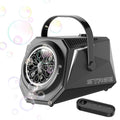 Bubble Machine Automatic Minute Big Bubbles Blower Maker for Outdoor Birthday Parties Black