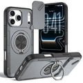 2-in-1 Magnetic Sliding Lens Case, Grey for iPhone 17 Pro Max