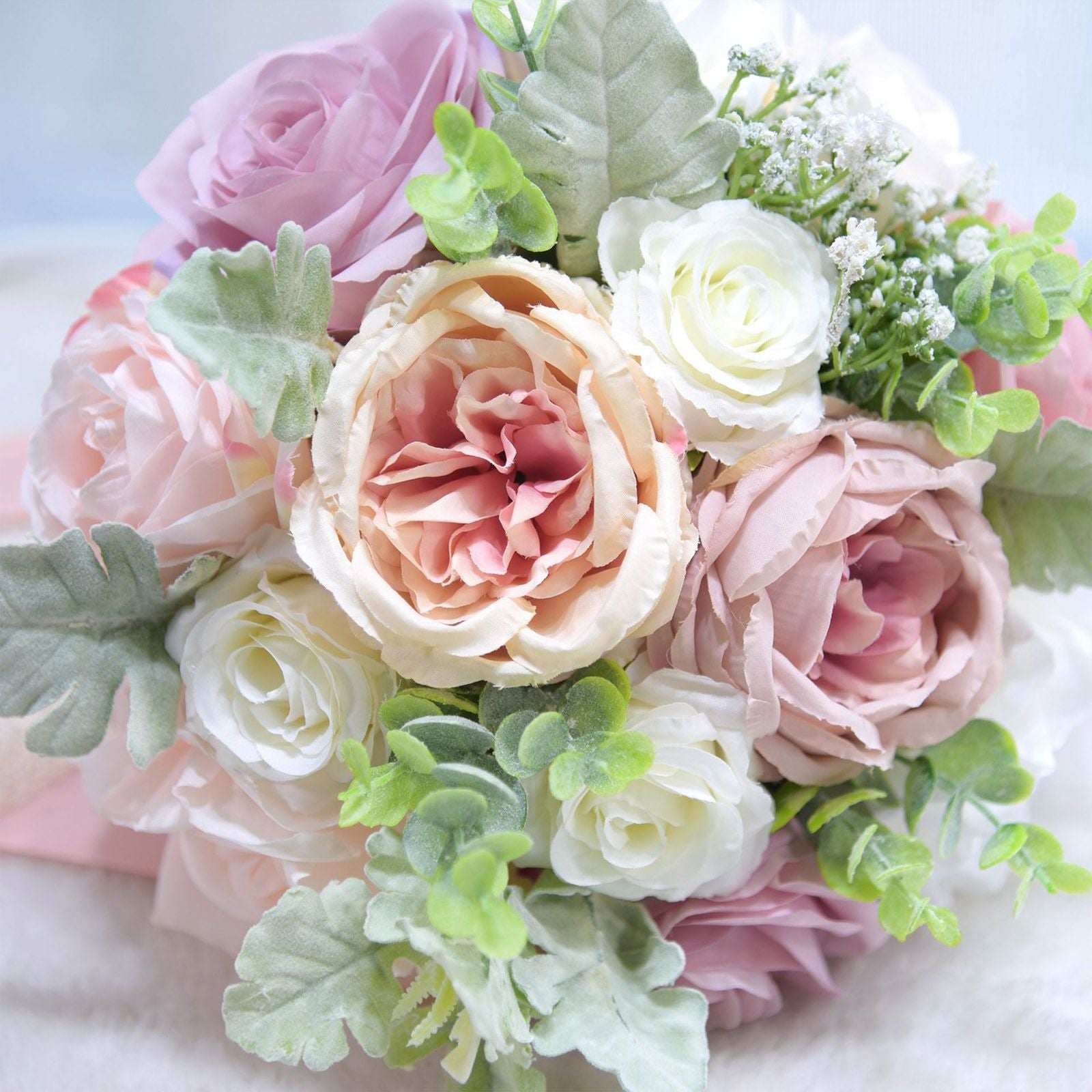 Wedding Bridal Hand Bouquet Home Decoration Fake Flower Silk Flower Artifical Decorative Bouquet