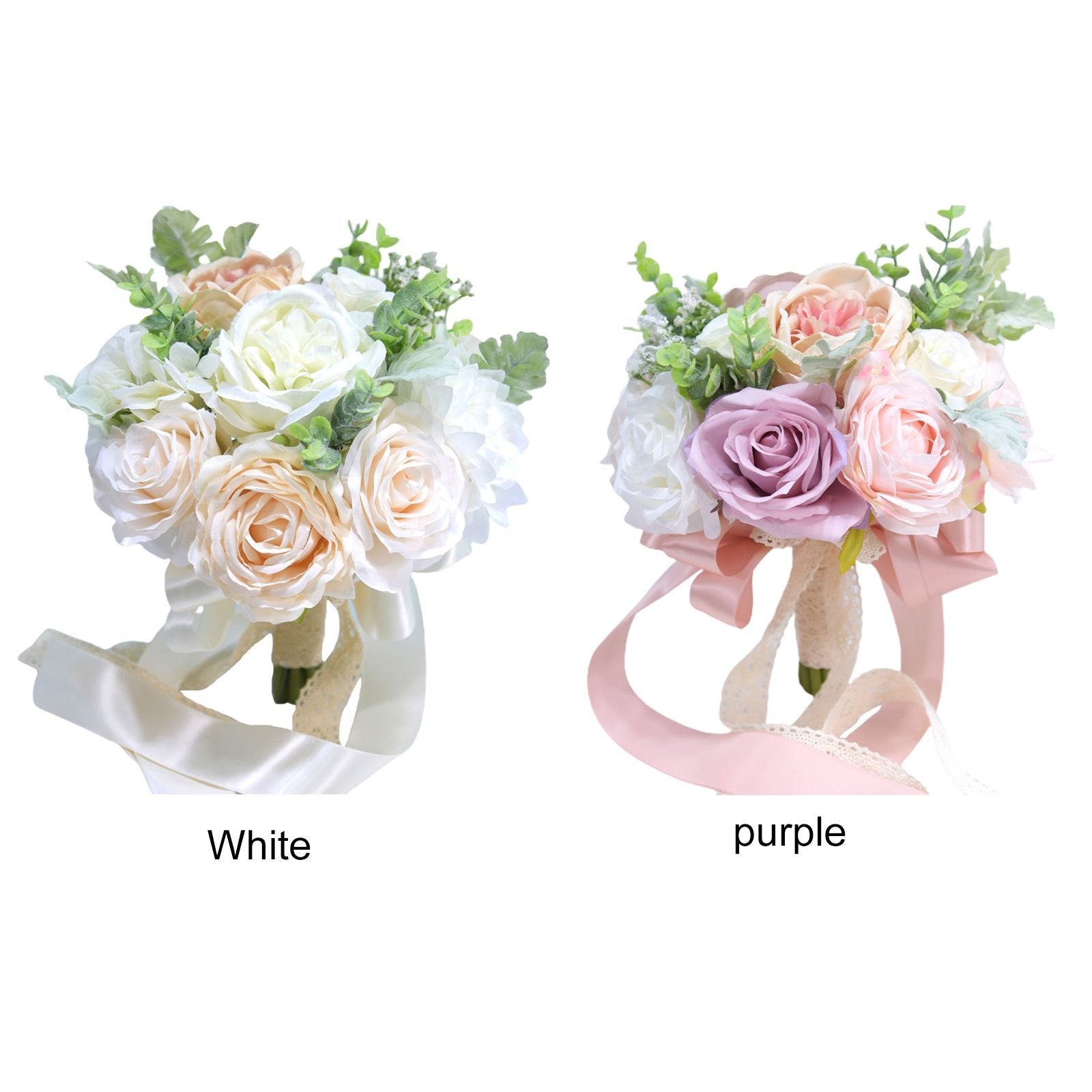 Wedding Bridal Hand Bouquet Home Decoration Fake Flower Silk Flower Artifical Decorative Bouquet
