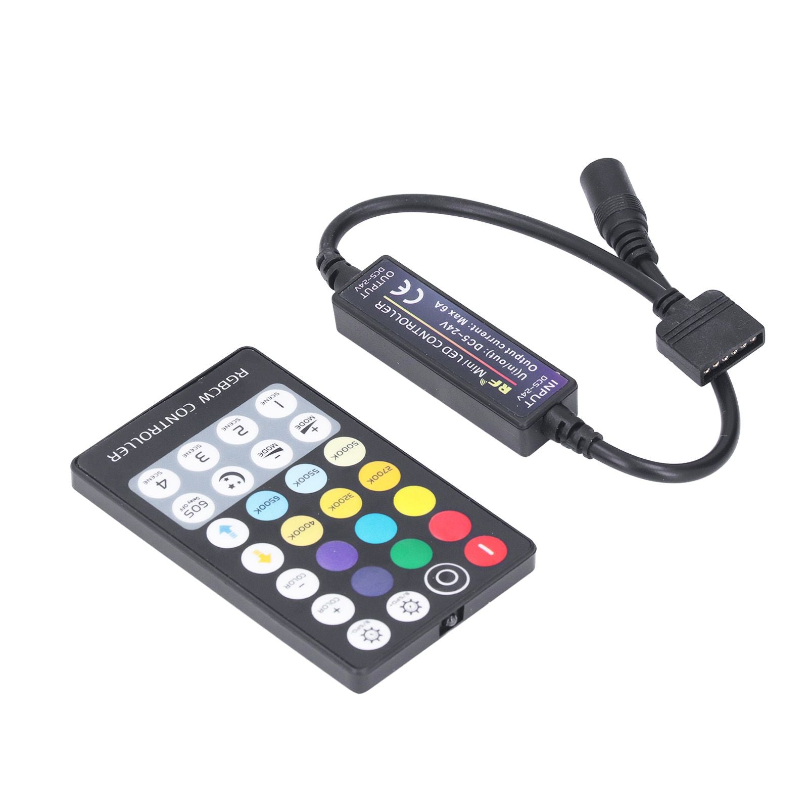 LED Controller Wireless RF 5 in 1 Mini Full Touch LED Light Bar 28 Keys RGB CCT Controller