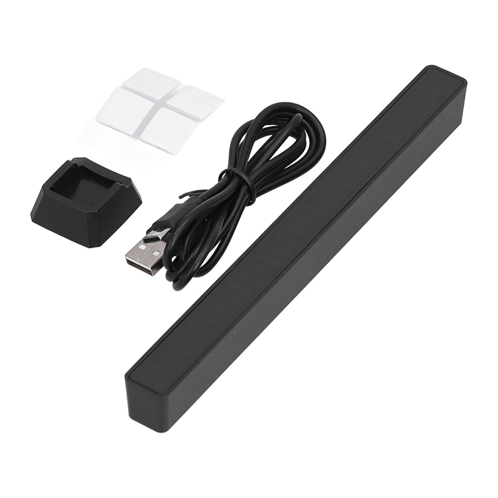 RGB Light Bar Voice Control Ambient Light Music Atmosphere Lamp USB for Car Home StudioBlack