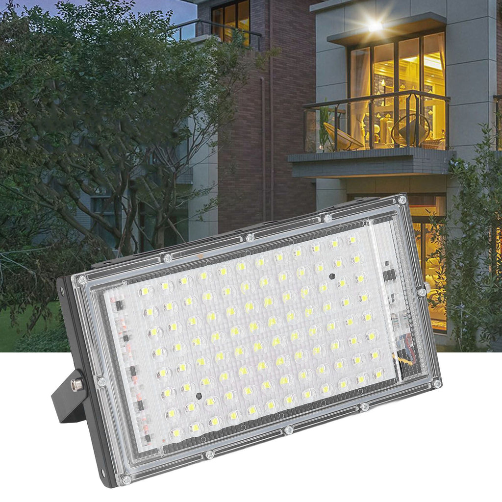 100W LED Flood Light Super Bright 10000 Luminous 120° Beam Angle Flood Light Cool White IP66 Waterproof Light 220‑240V