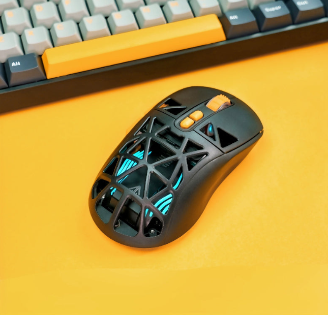 SM802 Tri‑Mode Gaming Mouse, Adjustable DPI, RGB Backlight, Ergonomic Wireless Mouse,black