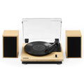 Crosley Brio Record Player Shelf System With Speakers - Natural