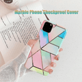 Rainbow Case for iPhone 14 13 12 11 Pro Max XR XS Marble Phone Shockproof Cover Silicone - For iphone 14