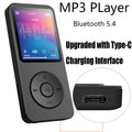 Portable Digital Music Player - Bluetooth 5.4, Hi-Fi Lossless Sound, 8GB Built-in & Expandable Storage(black 8GB)