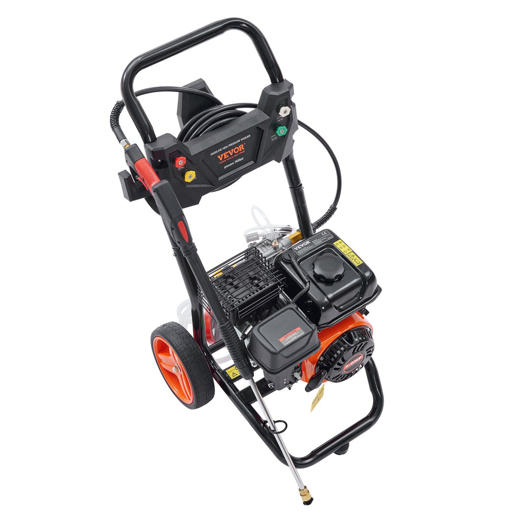 Gas Pressure Washer Gas Powered Washer 3400 PSI 2.6 GPM 210cc 5 Nozzles