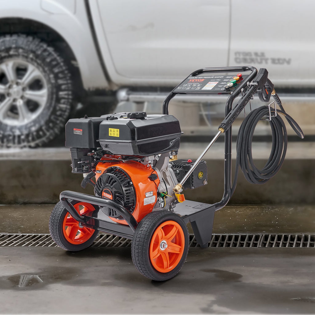 Gas Pressure Washer Gas Powered Washer 4400 PSI 4.0 GPM 390cc 5 Nozzles