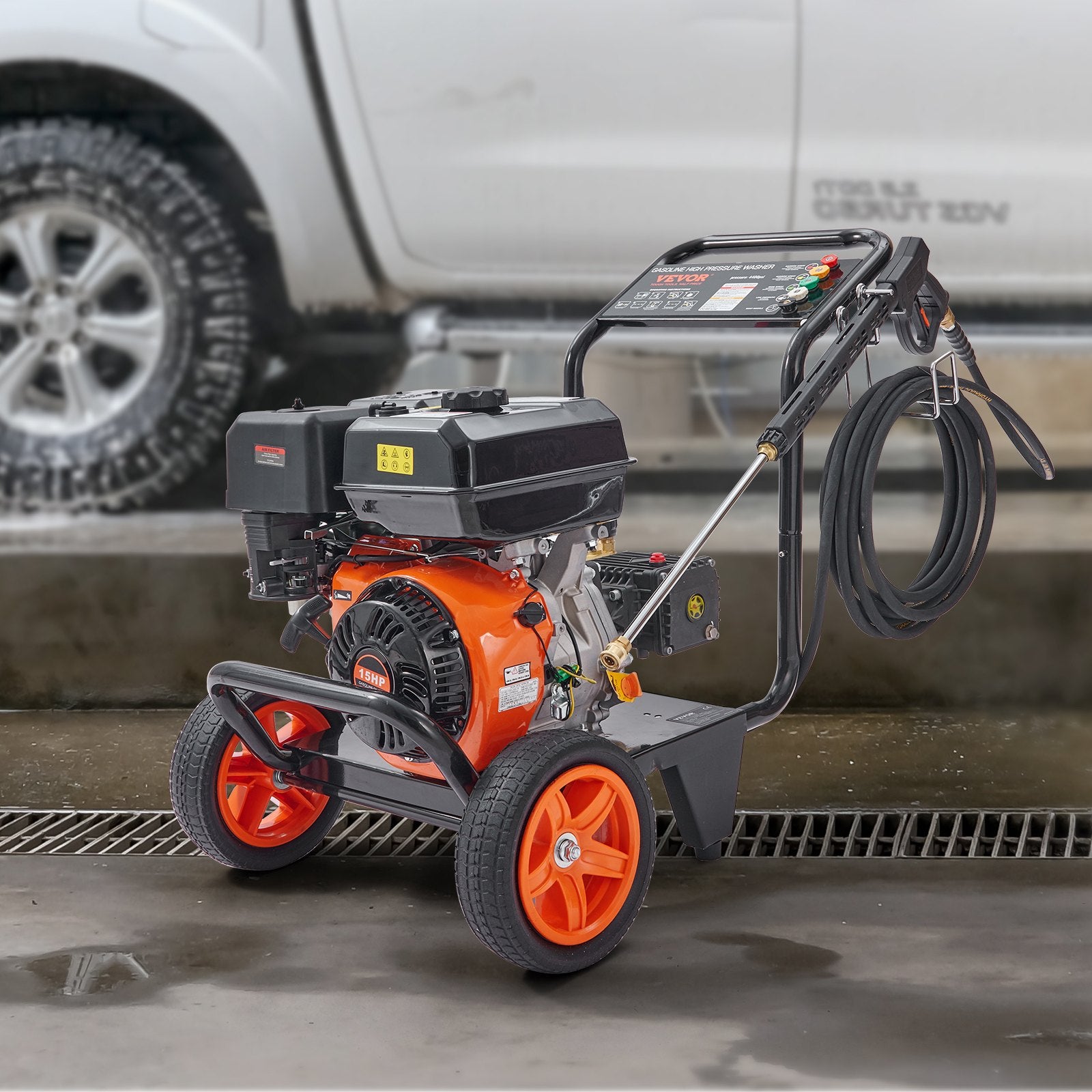 Gas Pressure Washer Gas Powered Washer 4400 PSI 4.0 GPM 390cc 5 Nozzles