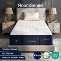 RoomSense King Single Mattress, 34cm Thick Medium Firm Hybrid Mattress for Back Pain Relief, Tencel Cooling Pocket Spring Mattress King Single Size in a Box